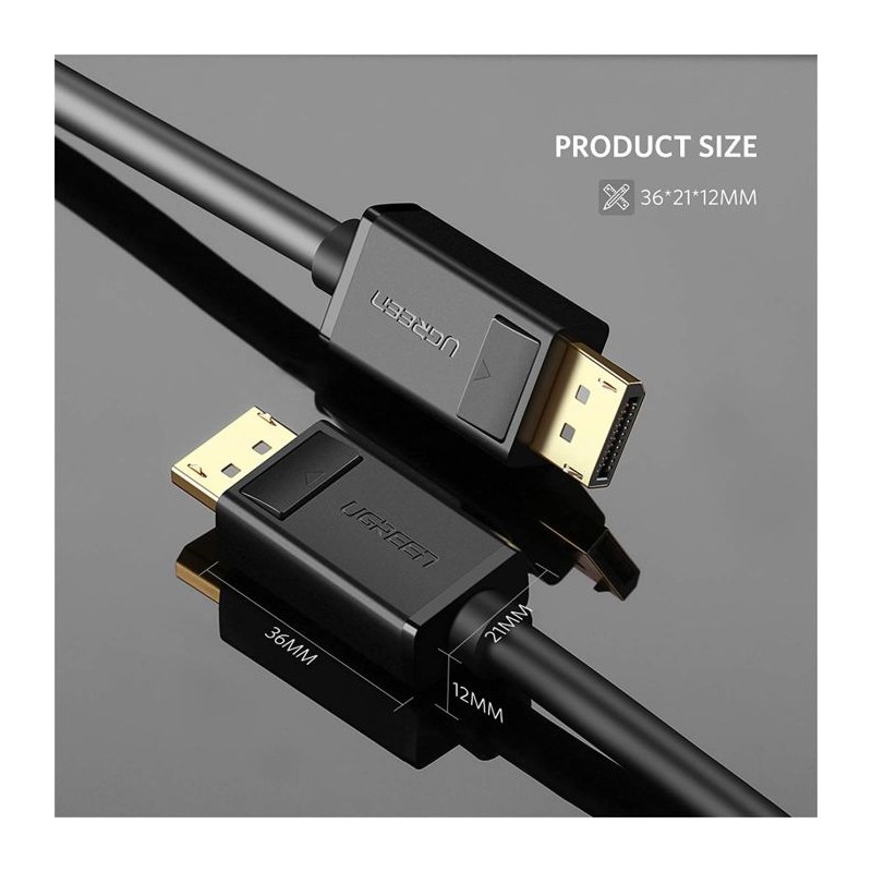 Kabel Ugreen 4K DisplayPort, 3m