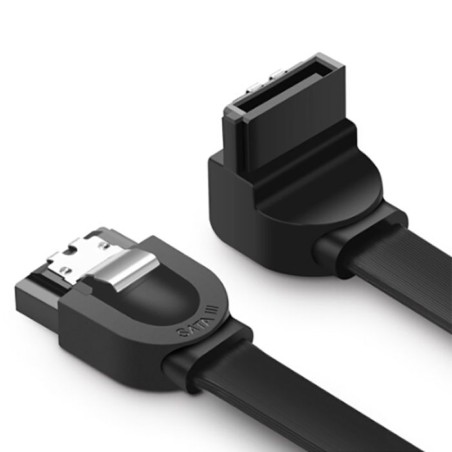 Kabel Ugreen SATA 3.0 s kotnim priključkom, 0.5m