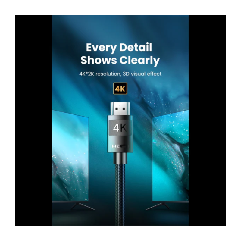 Kabel Ugreen 4K HDMI 2.0, 1m