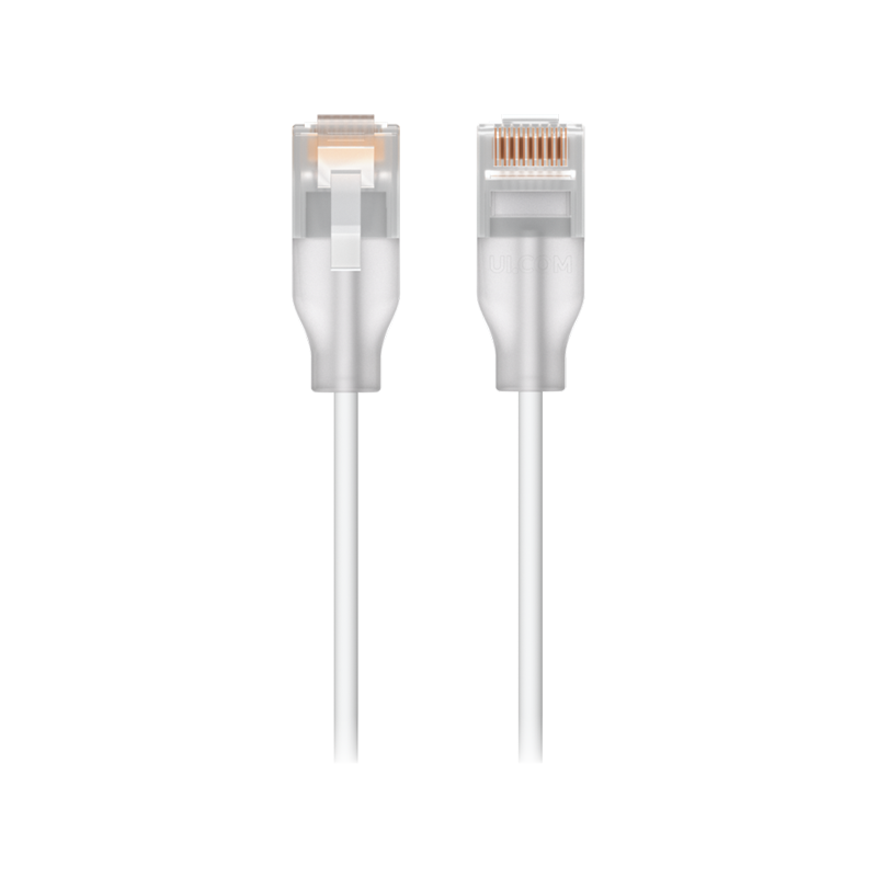 Kabel Ubiquiti UACC-Cable-Patch-EL-0.15M-W-24, 2.5 GbE, PoE++, RJ45, 0,15m