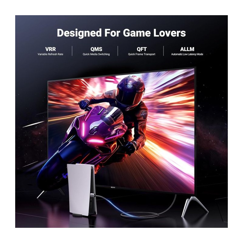 Kabel Ugreen HDMI 2.1, 1m
