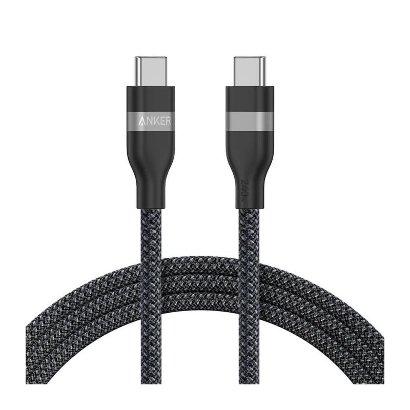 Kabel Anker A82E2H11 USB-C/C, 240W, 0,9m, črn