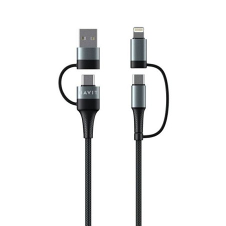 Kabel HAVIT CB6244, 4v1, USB/USB-C na USB-C/Lightning, 1m