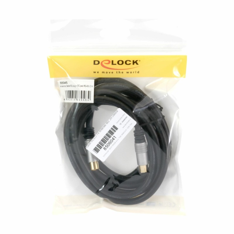 Kabel VIDEO TV Antenski M/Ž 2m Delock