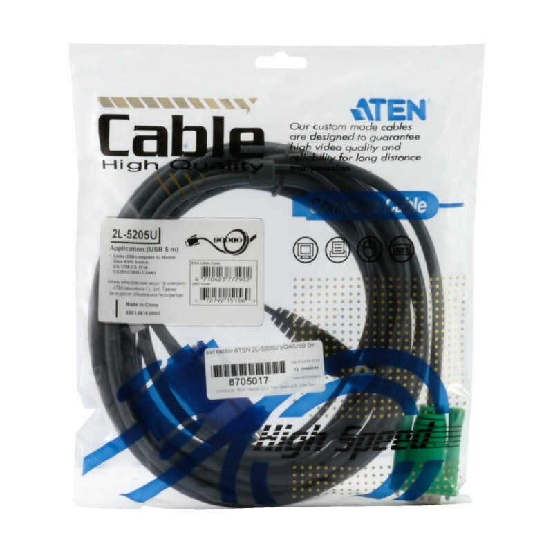 Set kablov ATEN 2L-5205U VGA/USB 5m