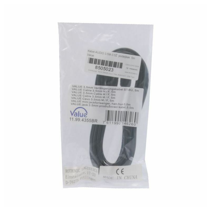 Kabel audio 3.5M-3.5Ž podaljšek 5m