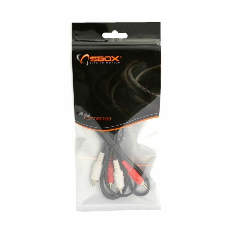 Kabel AVDIO 2xChinch M-2xChinch M 1,5m SBOX