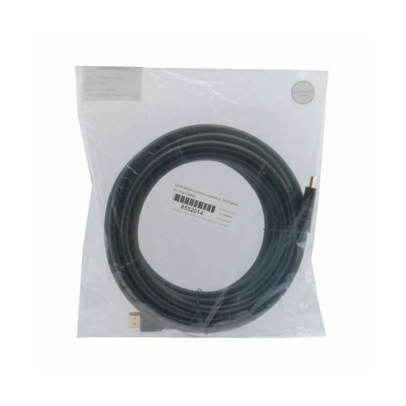 Kabel HDMI - HDMI 5m, ethernet