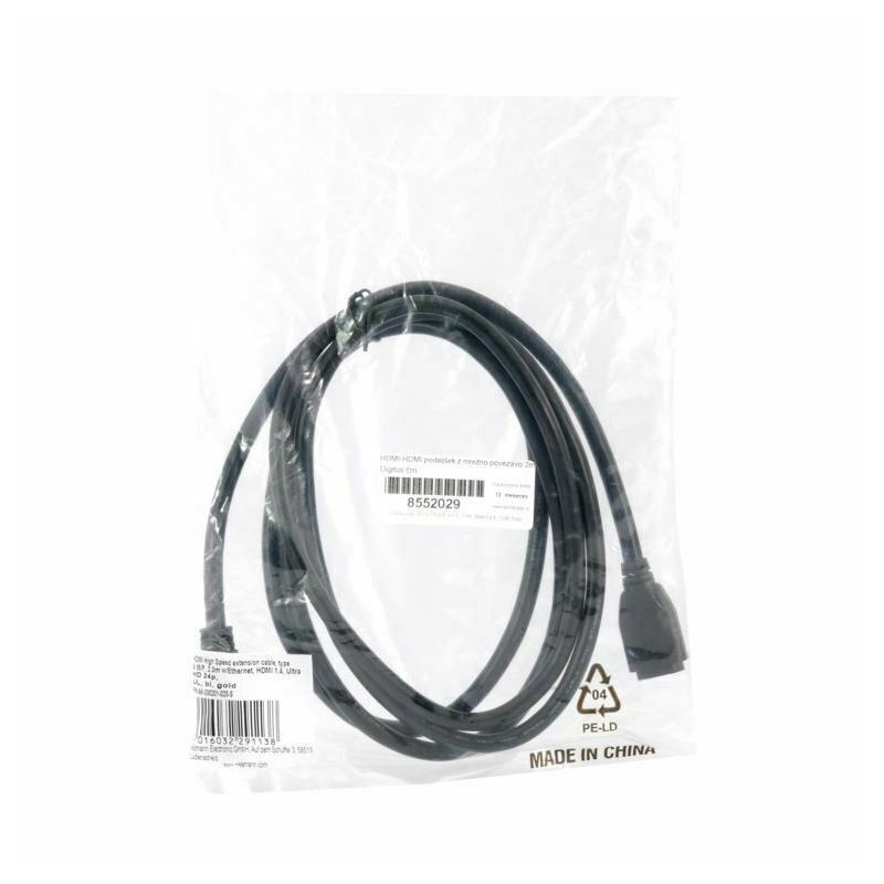 Podaljšek HDMI-HDMI M/Ž 2m