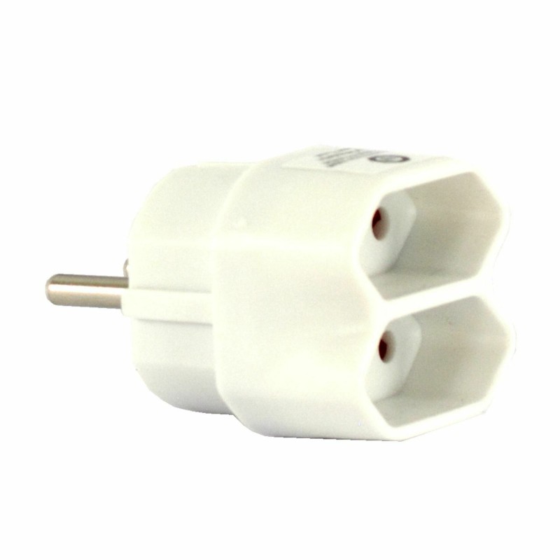 Razdelilec adapter 2x euro 220V Bachman