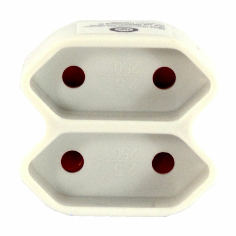 Razdelilec adapter 2x euro 220V Bachman