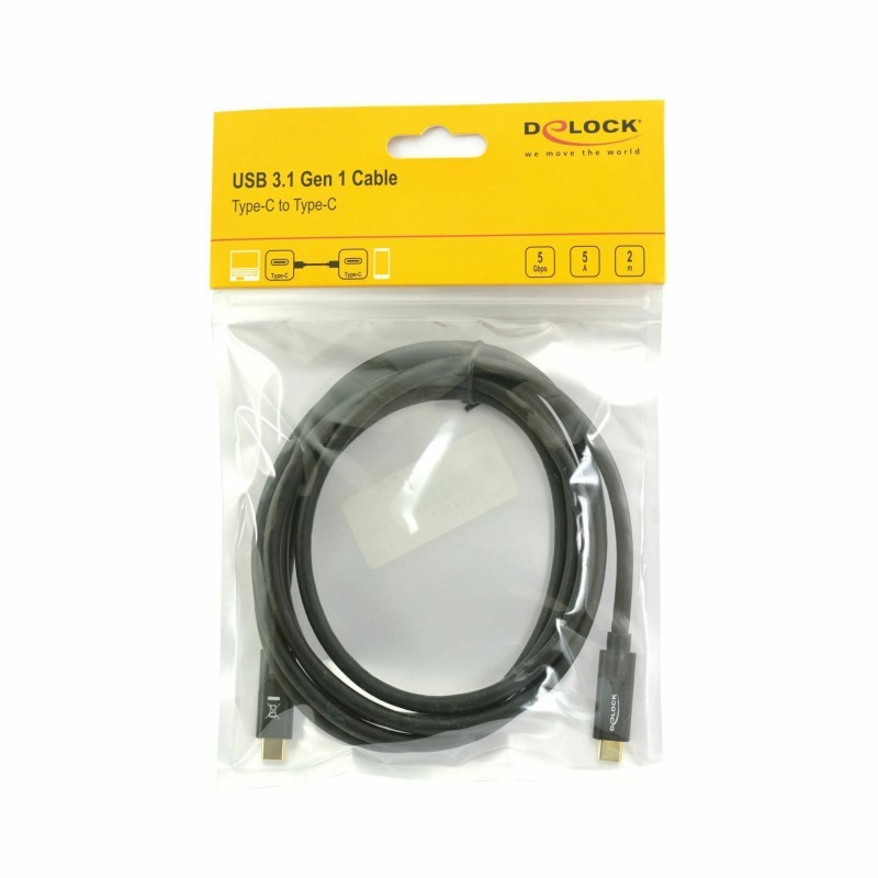 Kabel USB 3.1 C-C 2m črn Delock