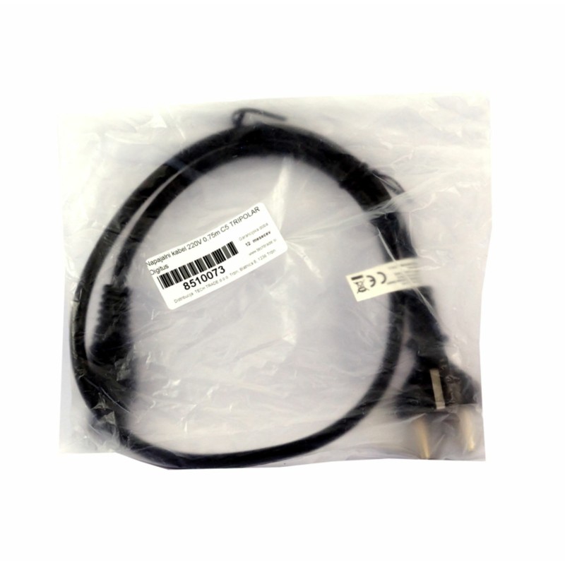 Napajalni kabel 220V 0,75m C5 TRIPOLAR Digitus