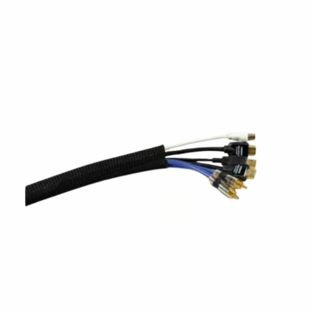 Spenjalna cev LTC 5110, tekstilna, 25-40mm, črna, 2m