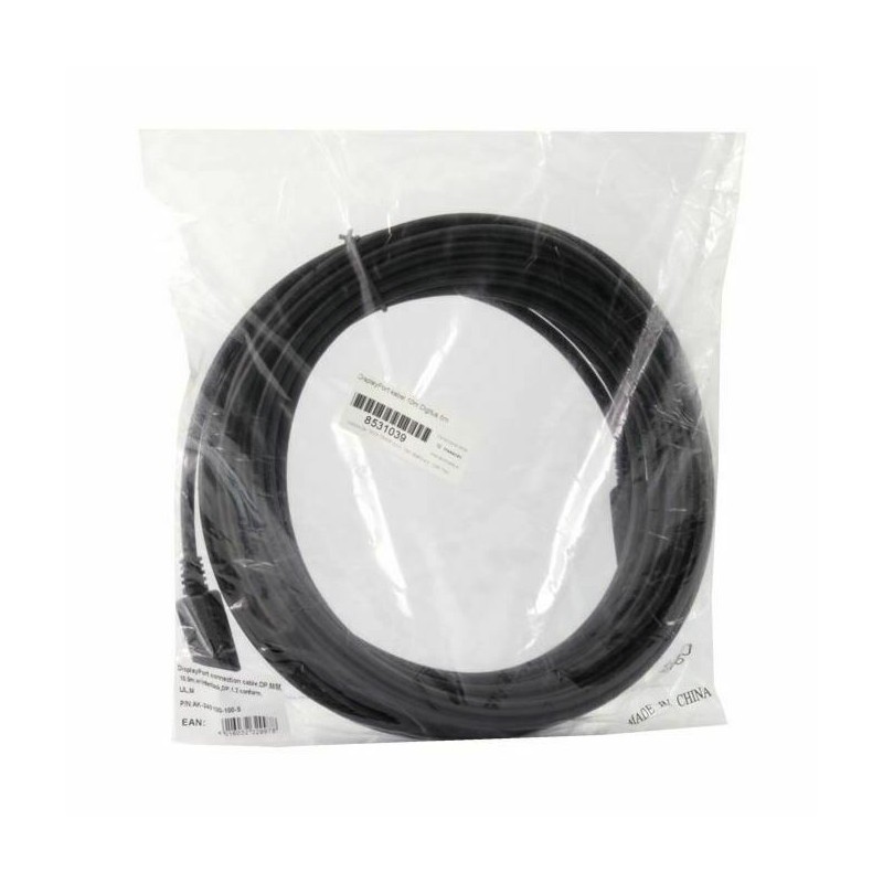 DisplayPort kabel 10m črn