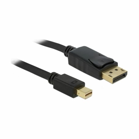Kabel DisplayPort-DisplayPort mini 4K 1m Delock, črn