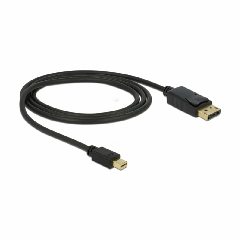 Kabel DisplayPort-DisplayPort mini 4K 1m Delock, črn