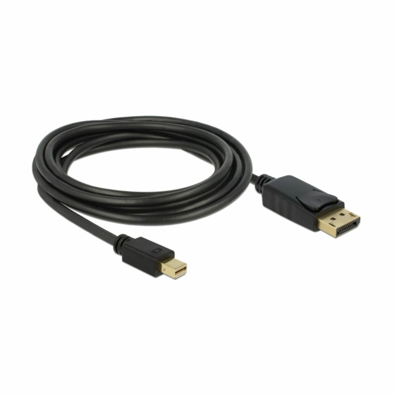 Kabel DisplayPort-DisplayPort mini 4K 3m Delock, črn