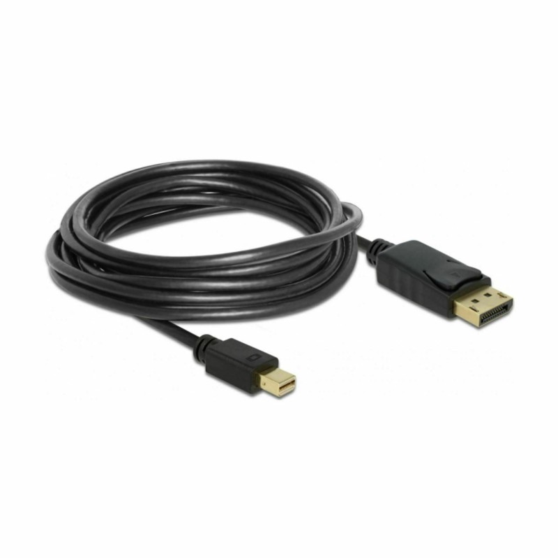 Kabel DisplayPort-DisplayPort mini 4K 5m Delock, črn