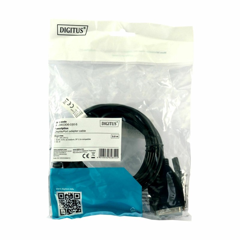 Kabel DisplayPort na DVI M/M 3m