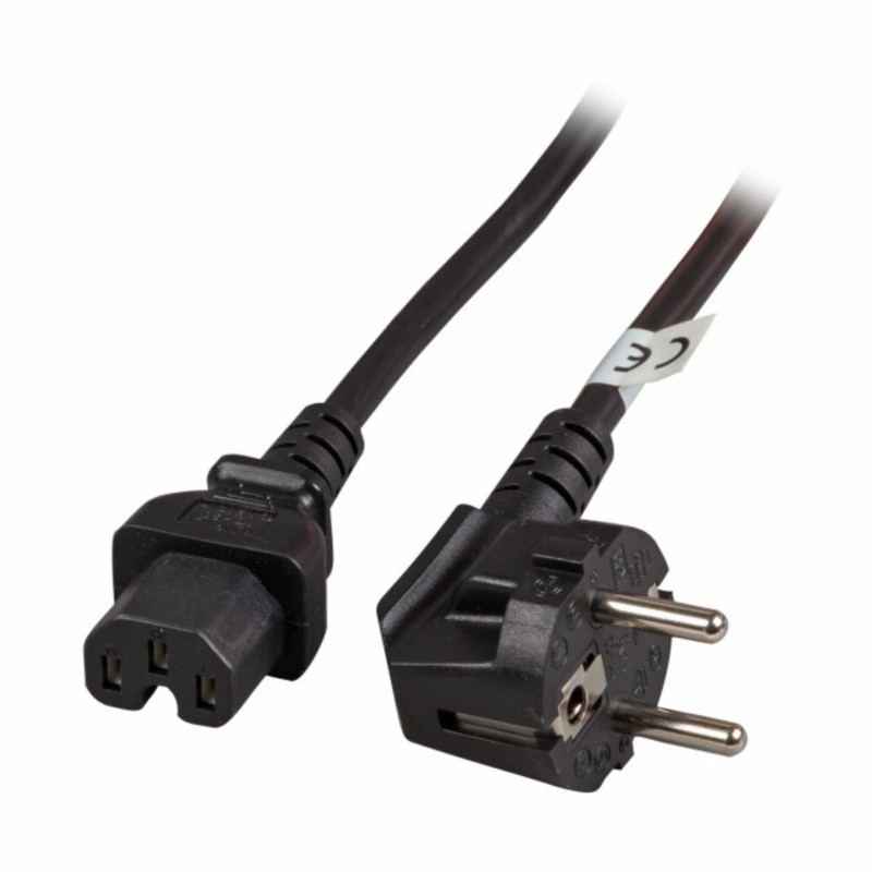 Napajalni kabel EFB 220V C15, 1.8m, črn