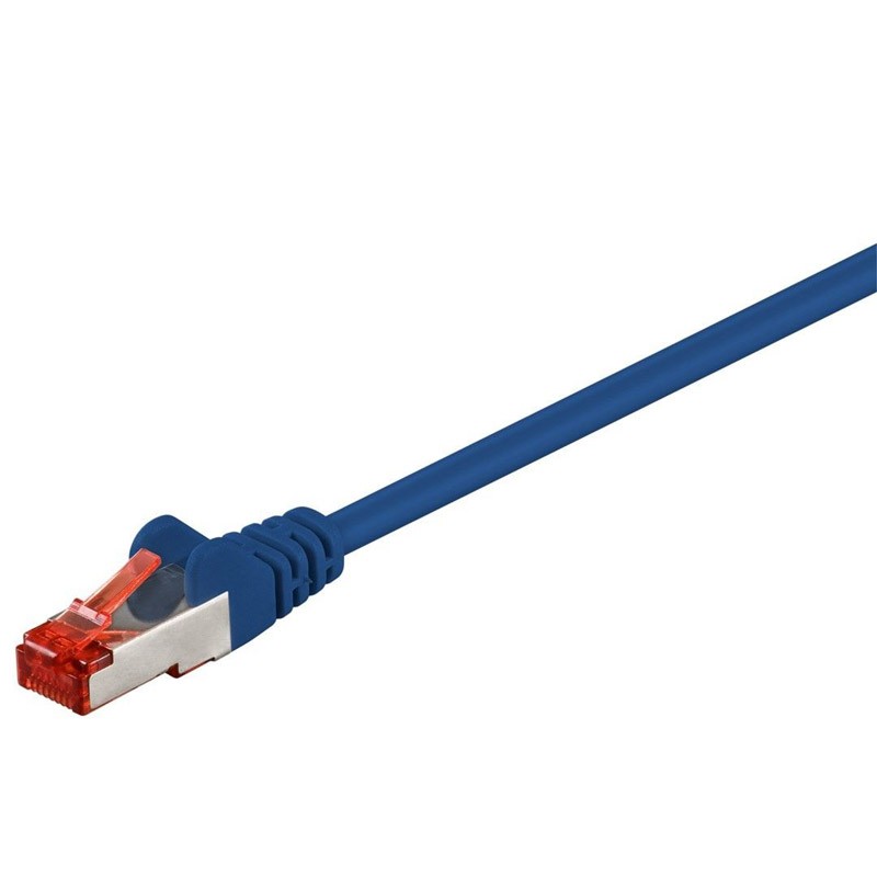 Priključni kabel za mrežo Cat6 S/FTP 2m moder