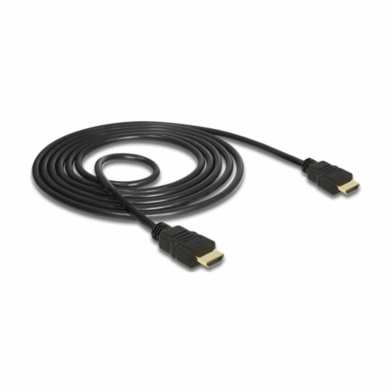 Kabel HDMI z mrežno povezavo 1,5m Delock High Speed Ultra HD 4K, črn