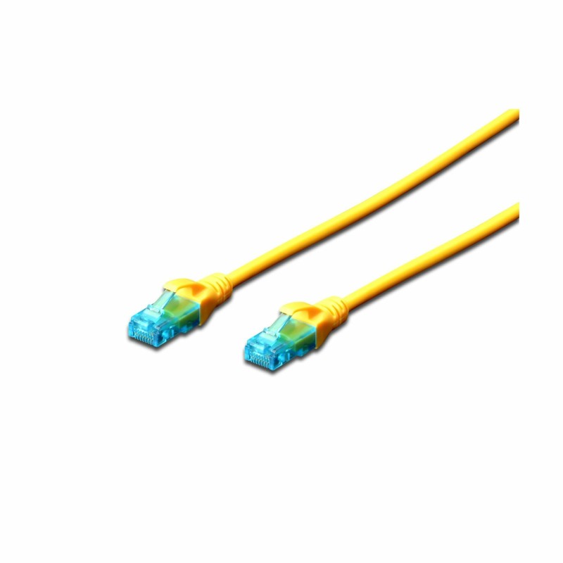 Kabel UTP CAT.5e patch 3m rumen Digitus