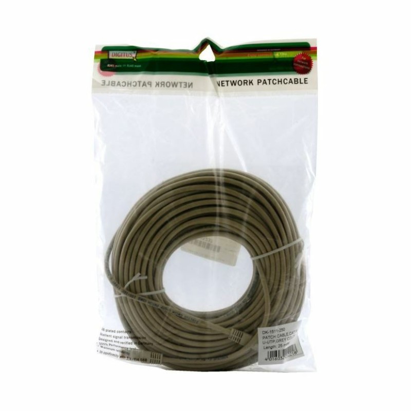 Kabel UTP CAT.5e patch 25m siv Digitus
