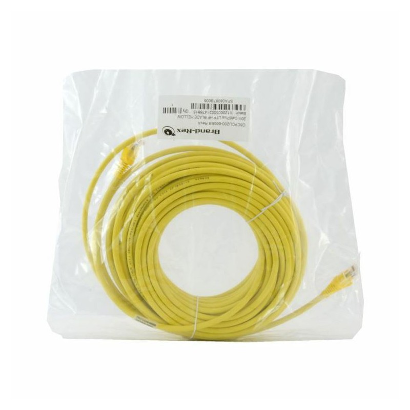 Kabel UTP CAT.6 patch 20m Leviton rumen LSOH