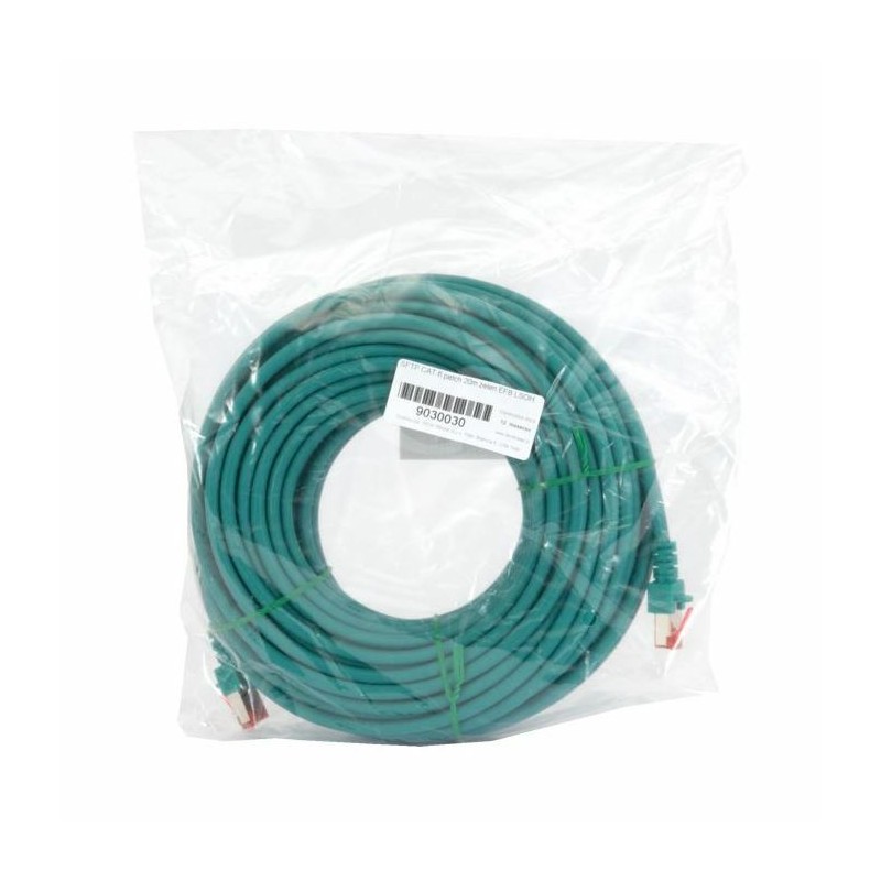 Kabel SFTP CAT.6 patch 20m zelen EFB LSOH
