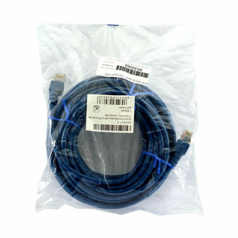 Kabel SFTP CAT.5e patch 7,5m moder EFB