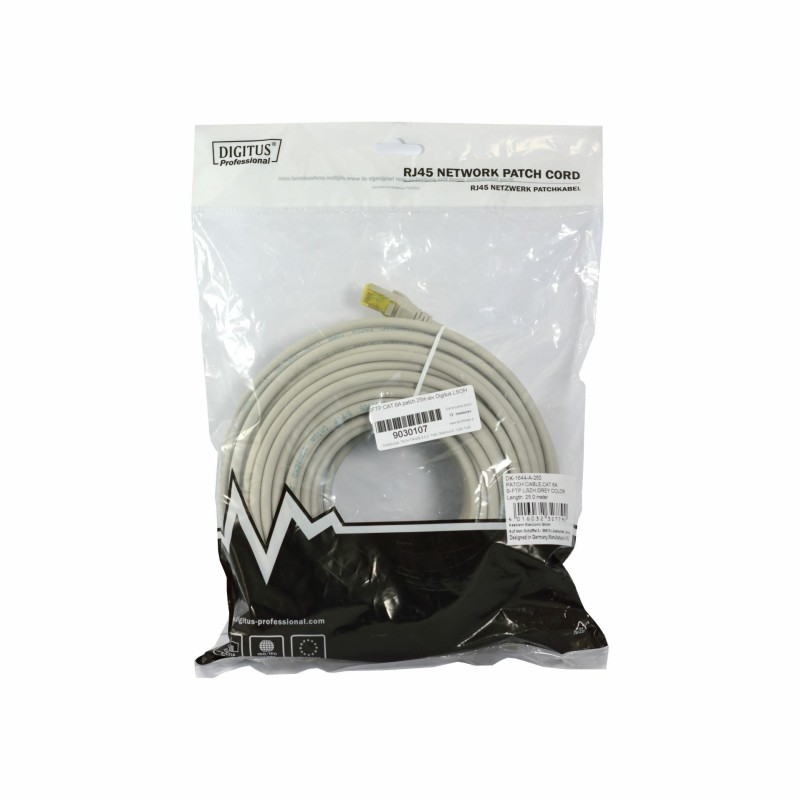 Kabel SFTP CAT.6A patch 25m siv Digitus LSZH