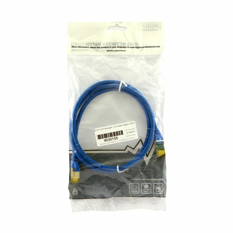Kabel SFTP CAT.6A patch 1m moder Digitus LSOH