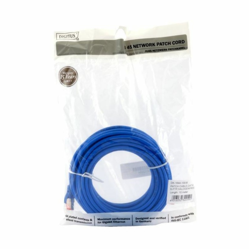 Kabel SFTP CAT.6 patch 10m moder Digitus