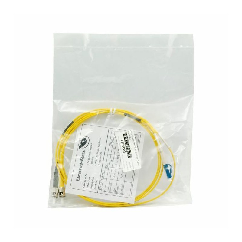 Optični patch SM PK-9 LC-ST 2m Duplex BrandRex