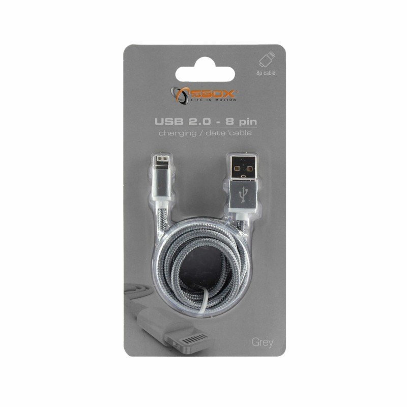 Kabel Apple USB/Lightning 1,5m siv SBOX