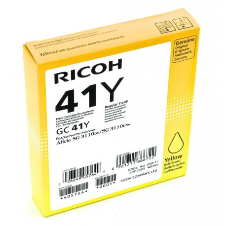 Črnilo Ricoh GC41Y, yellow, 2200 strani (405764)