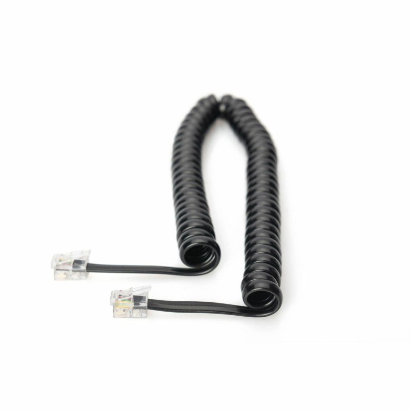 Kabel telefonski 4-žilni spiralni 2.0m