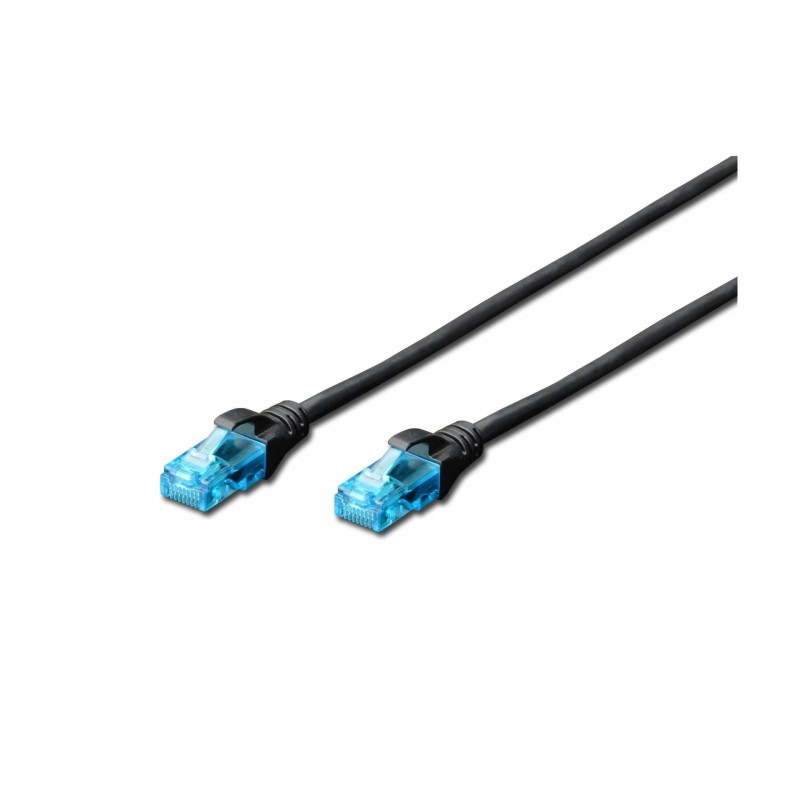 Priključni kabel za mrežo Cat5e UTP 5m črn