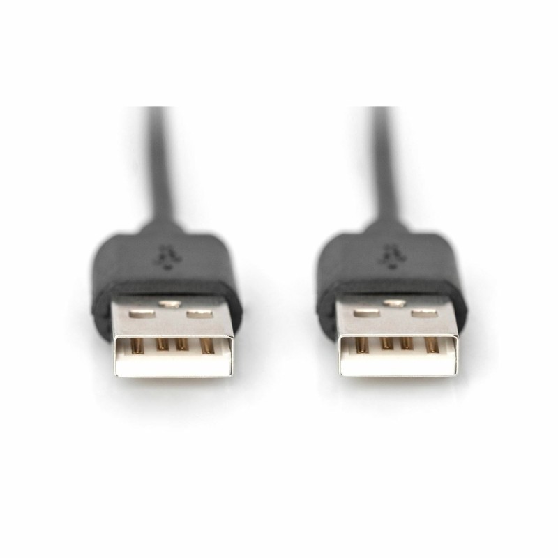 Kabel Digitus USB-A v USB-A, 1m črn