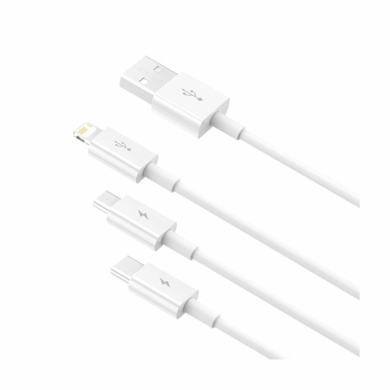 Kabel Baseus USB 3v1 Lightning/USB-C/MicroUSB 1.5m, CAMLTYS-02