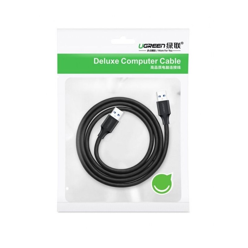 Ugreen USB 3.0 kabel (M na M) črn 0.5 m