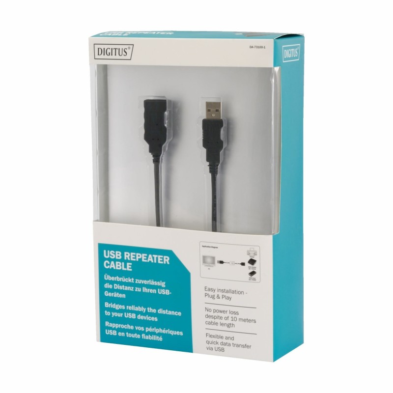Kabel USB 2.0 s podaljševalcem signala do 10m