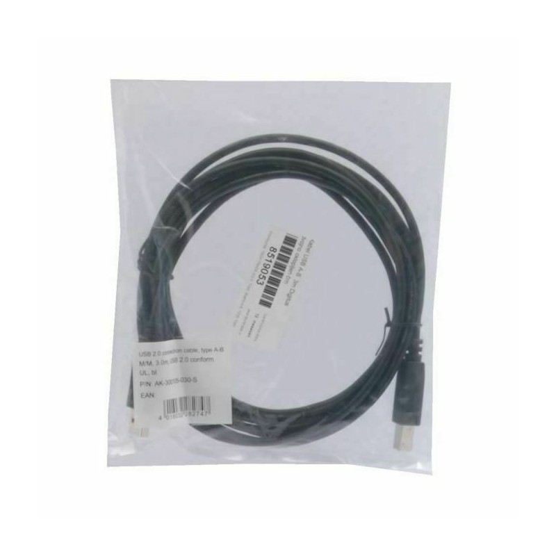 Kabel za tiskalnik USB 3m črn