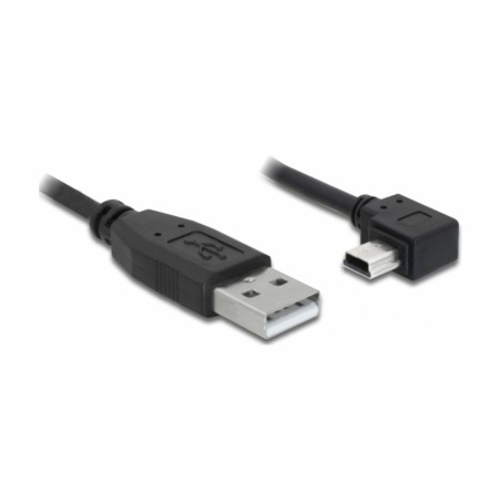 Kabel USB A-B mini kotni-horizontalno 0.5m Delock