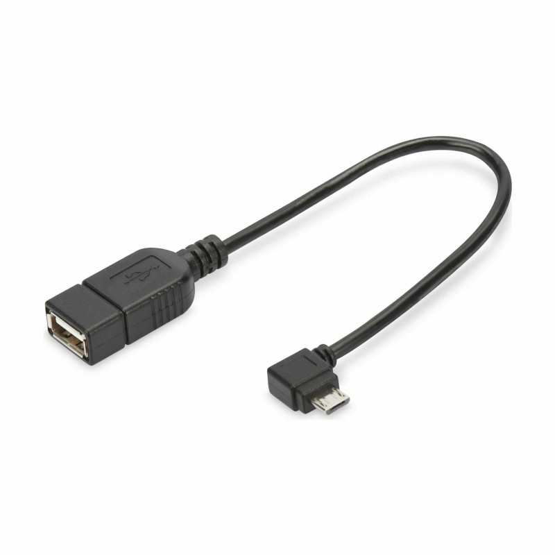 Kabel USB A-B mikro 0.2m kotni