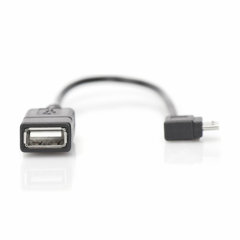 Kabel USB A-B mikro 0.2m kotni