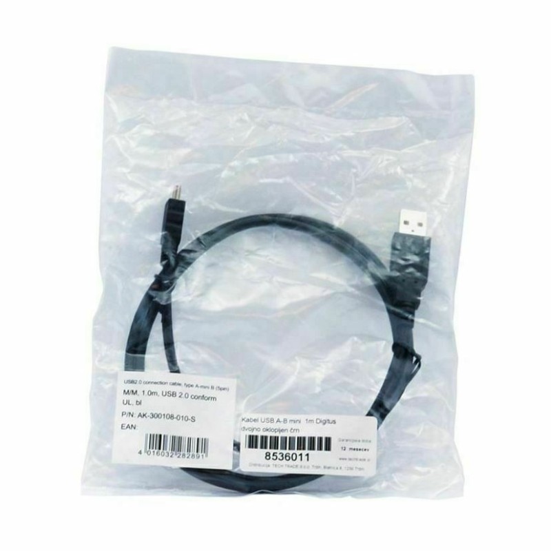 Kabel USB A-B mini 1m