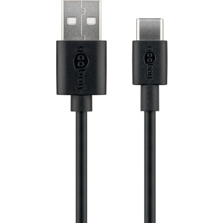 Kabel USB-A 2.0 na USB-C, polnjenje in sinhronizacija, 1m